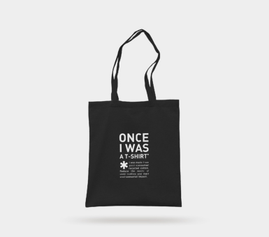 Tote Bag – Once I Was a T-shirt front